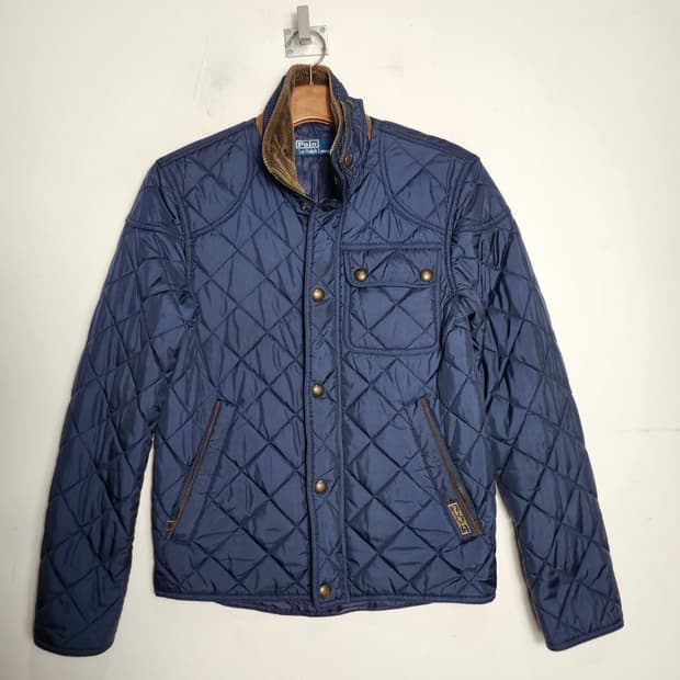 S 폴로 퀄팅자켓