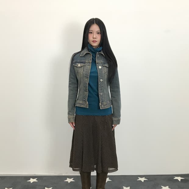 'Cecil McBee' Y2k Fitted Denim Jacket