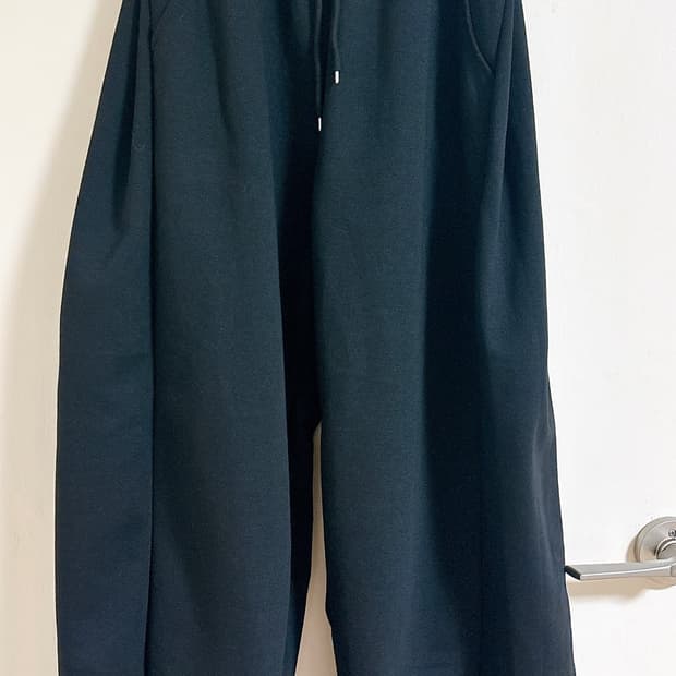 에이블리 와이드 고무줄 트레이닝 팬츠