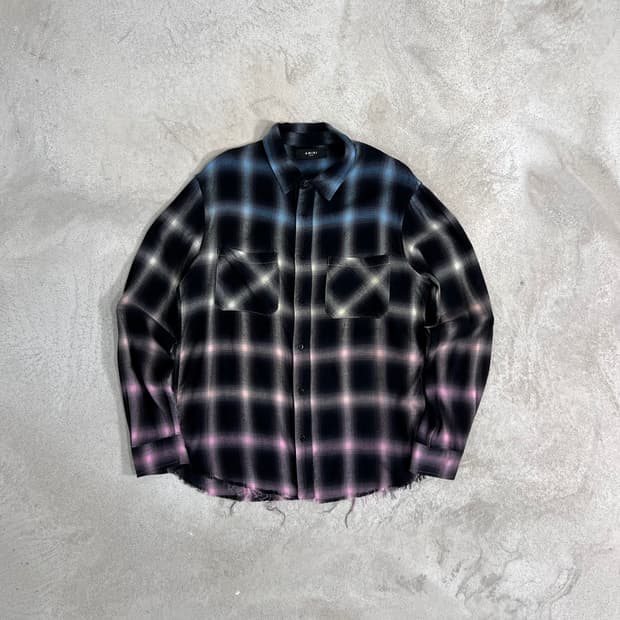 AMIRI 체크 셔츠