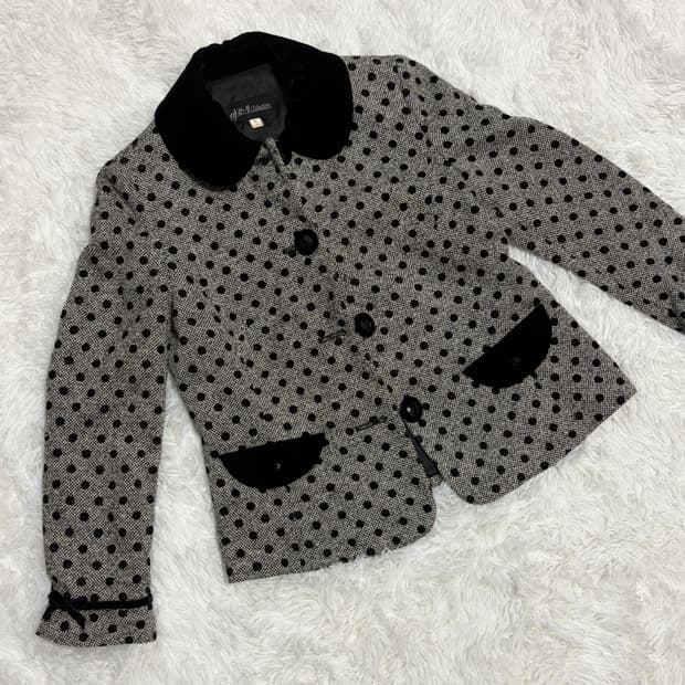 히메갸루 일본 아메카지 도트 자켓