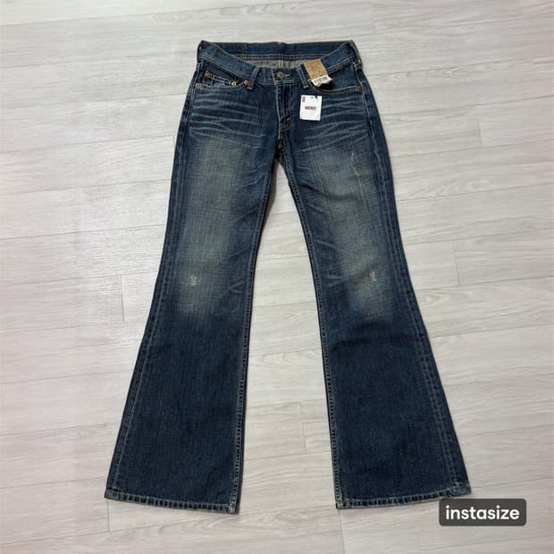 (새상품)리바이스 일본판 부츠컷 워싱 데님 청바지