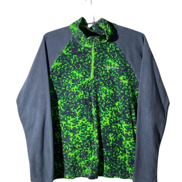 콜럼비아 반집업 후리스 플리스