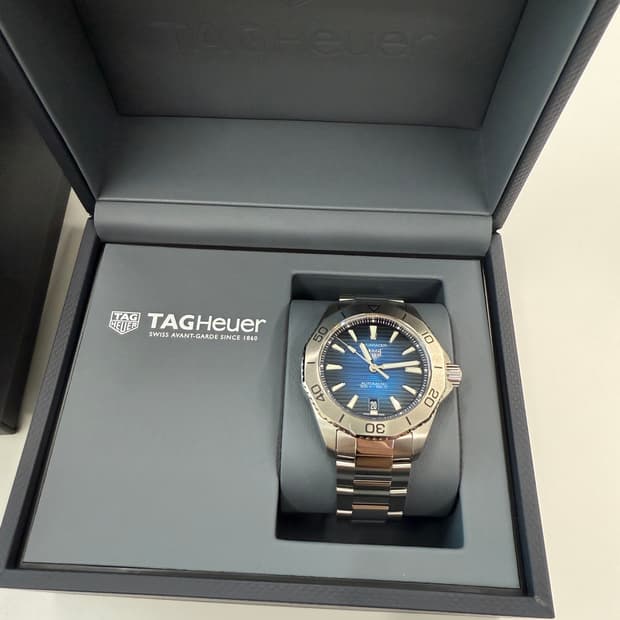 태그호이어 아쿠아레이서 200 오토매틱 청판