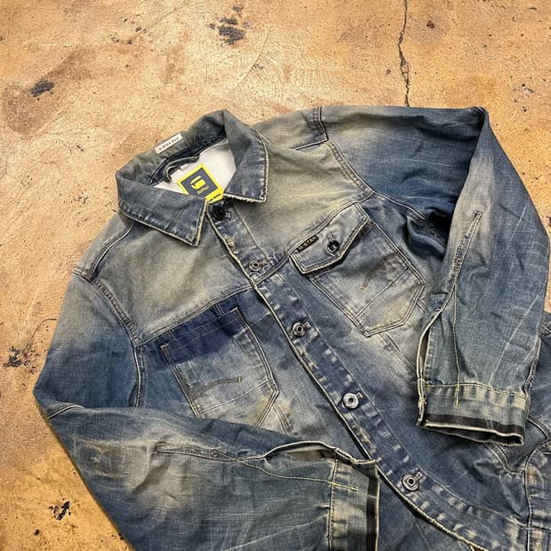 [정품/L] G-STAR RAW 데님 자켓 청자켓 b10