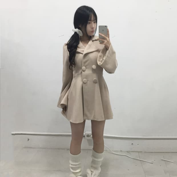 [TRIP CABARET] 로맨틱갸루 핑크 코트