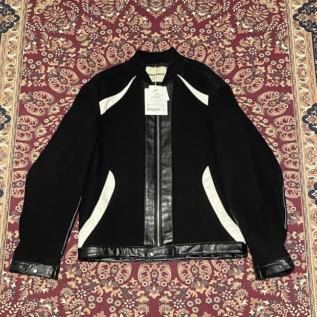 [S] 24SS 인사일런스 울 블랜드 모터사이클 자켓