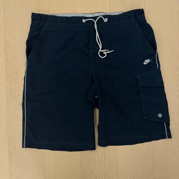 나이키 네이비 카고 스윔 반바지