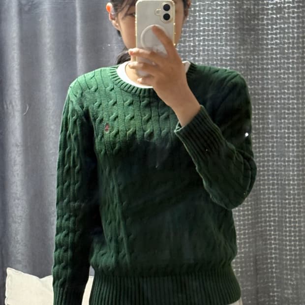 폴로 랄프로렌 케이블 니트 