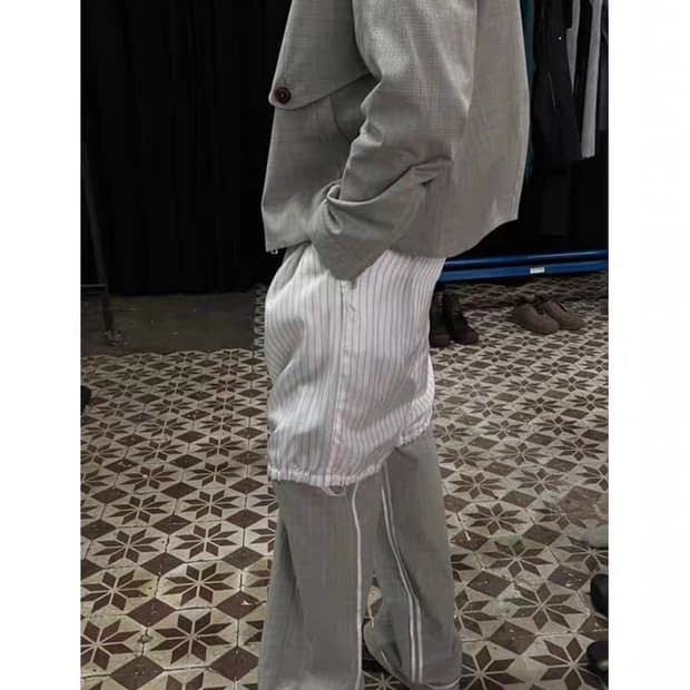 [48] 키코 코스타디노브 무라드 체크 블루종