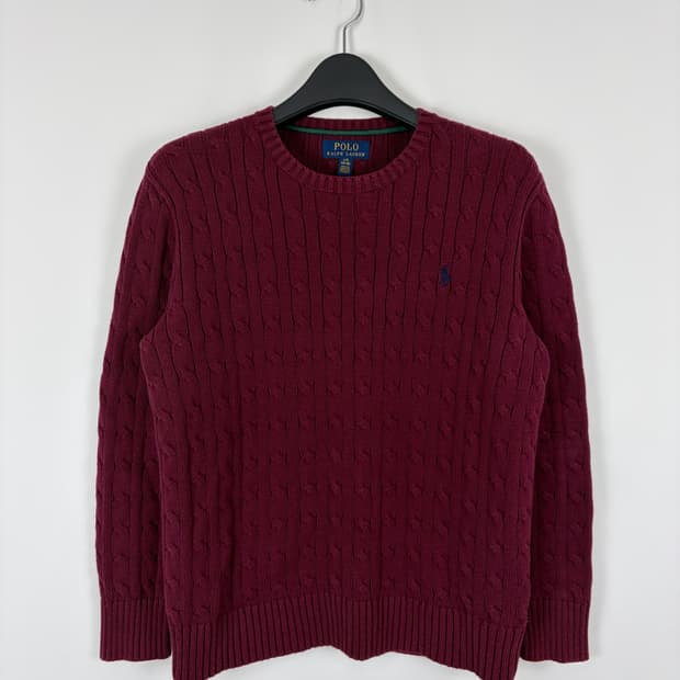 a195) 폴로랄프로렌 포니 케이블니트