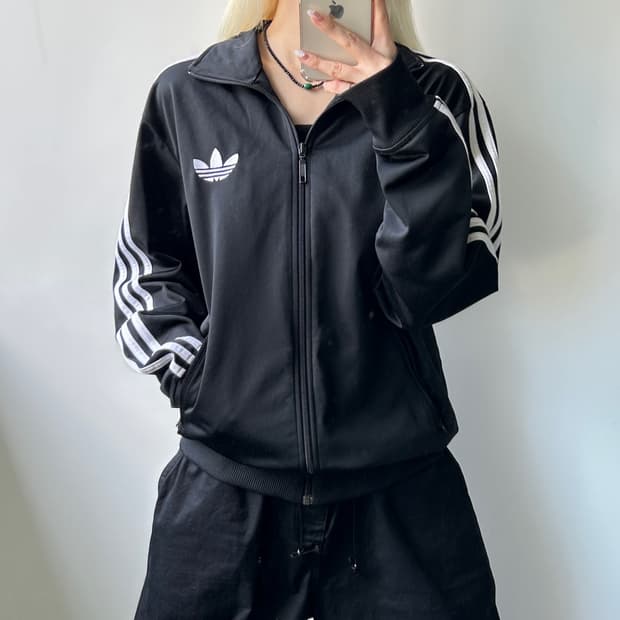 아디다스 파이어버드 블랙 져지