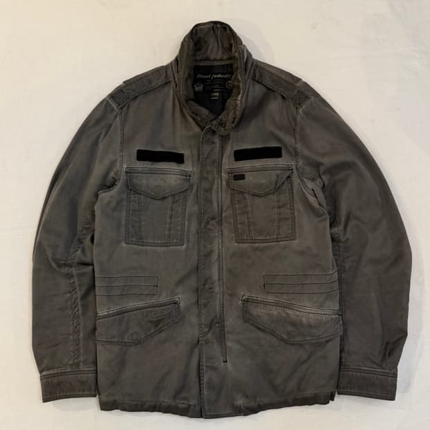 디젤 가먼트다잉 M65 밀리터리 필드자켓 그레이