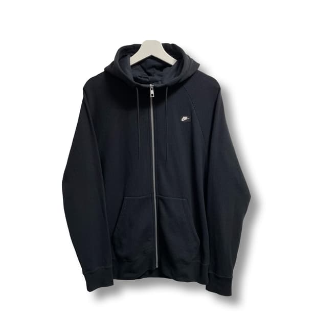 [S] 나이키 블랙 와플 후드집업