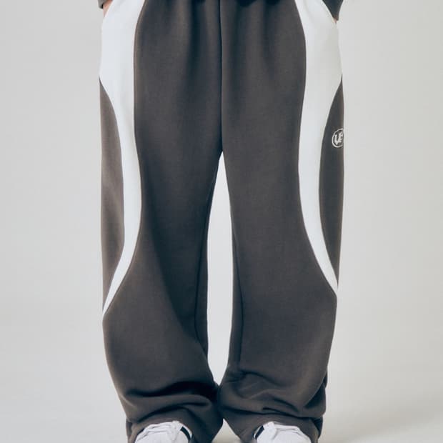 비전스트릿웨어 Block Core Pants Charcoal 스웨트 팬츠