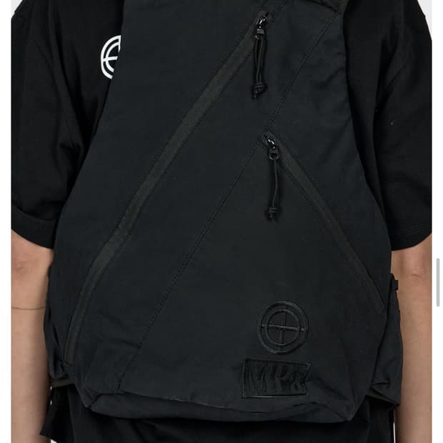 플라스틱프로덕트 MPa CHEST BELT BAG (BLACK)