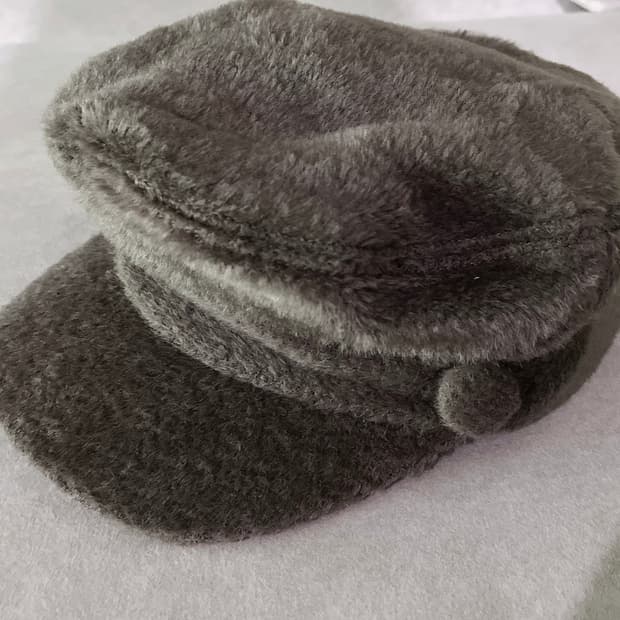 소프트서울 울모자 볼캡 헌팅캡 flat cap 그레이