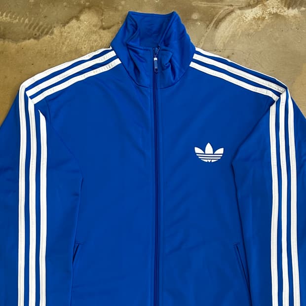 105 아디다스 파이어버드 블루 트랙탑