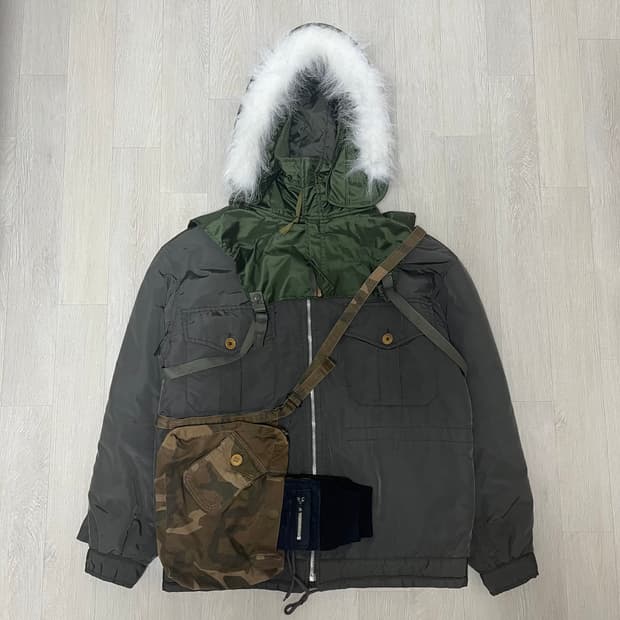 98AW 밀리터리 후드 파카