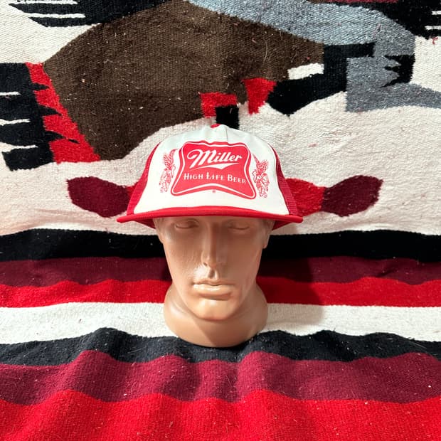 [빈티지] •USA Miller High Trucker Cap .1