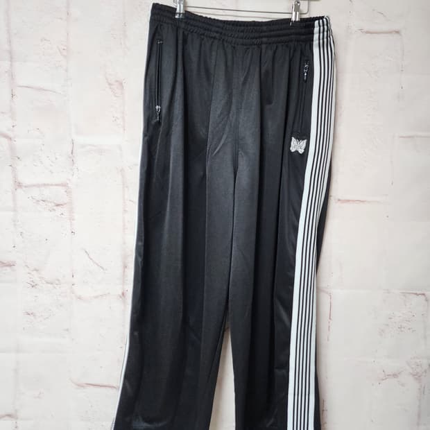 니들스 블랙 트랙 팬츠