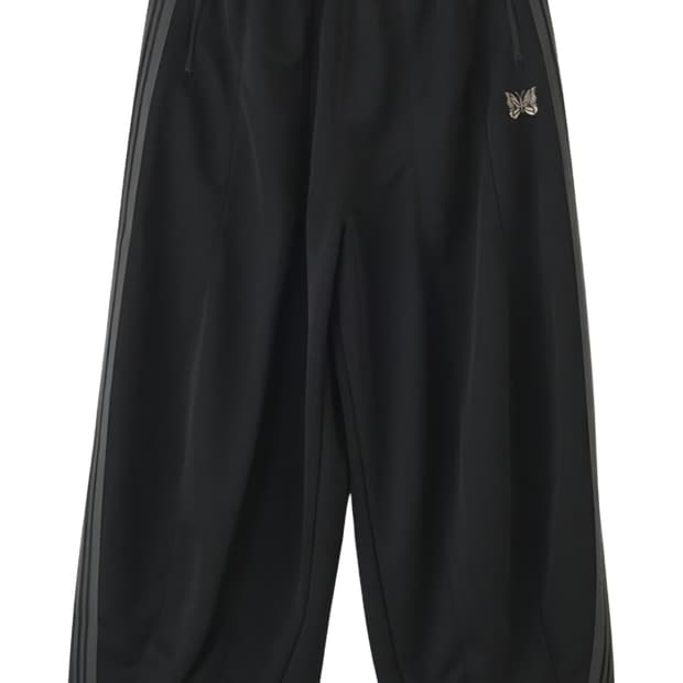 니들스 x LHP H.D. 트랙 팬츠 폴리 스무스 블랙 S