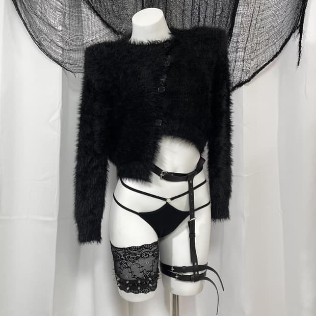 angora cardigan