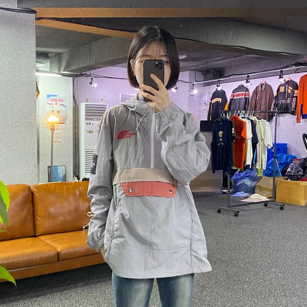노스페이스 에버든 후디드 아노락 자켓 B5160