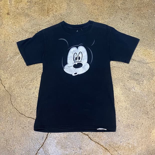 미국 빈티지 디즈니 미키마우스 프린팅 반팔티