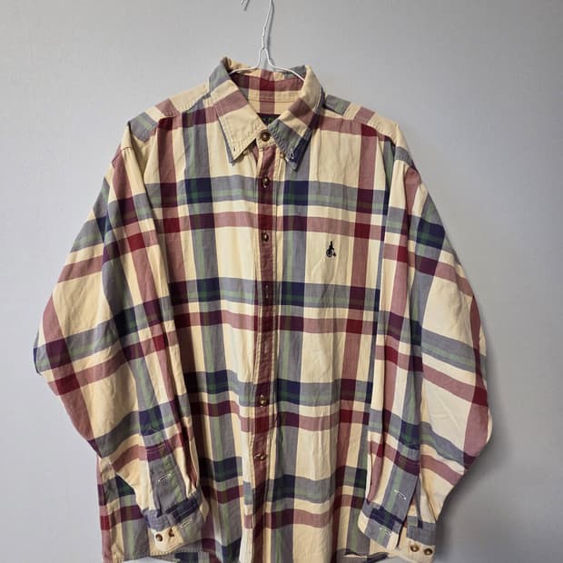 빈폴 체크 셔츠