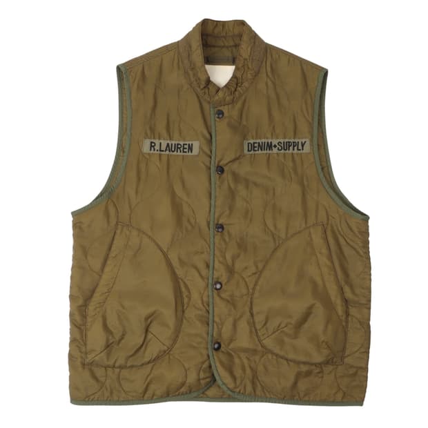 데님앤서플라이 플래그 퀄팅 베스트