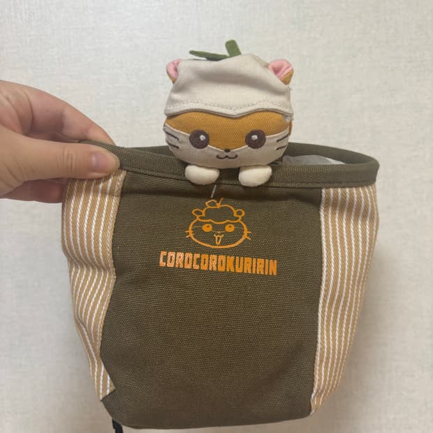 고전 산리오 쿠리링 카라비너 파우치