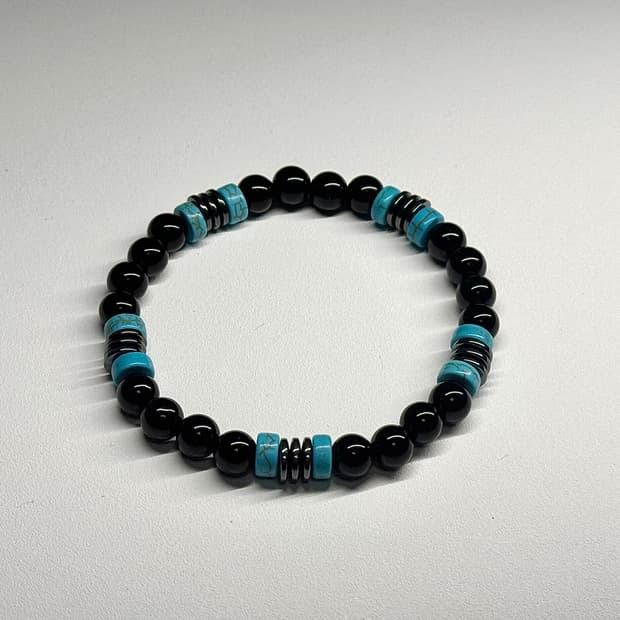 천연석 오닉스 아더 원석팔찌