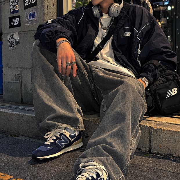 👟 New Balance 뉴발란스 574 클래식 스니커즈 (네이비)