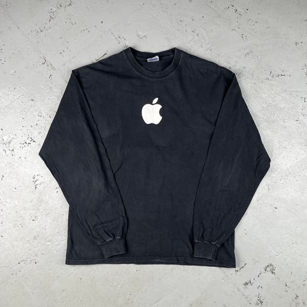 빈티지 애플 로고 롱슬리브