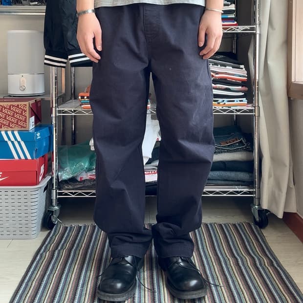 스투시 비치 팬츠 네이비