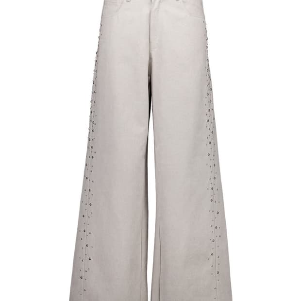 setupexe SIDE BEADS PANTS / GREY / 1