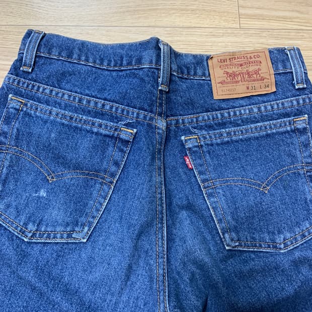 실측30x32) 93년 levi's 리바이스 517 부츠컷 데님