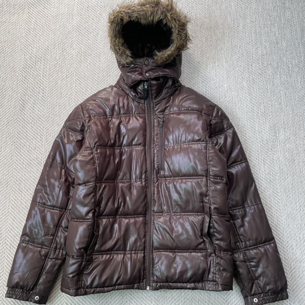 버진 보야지 퍼 트리밍  후드 파카