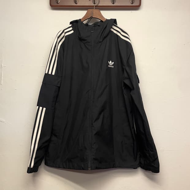 아디다스 삼선 우븐 바람막이 자켓  