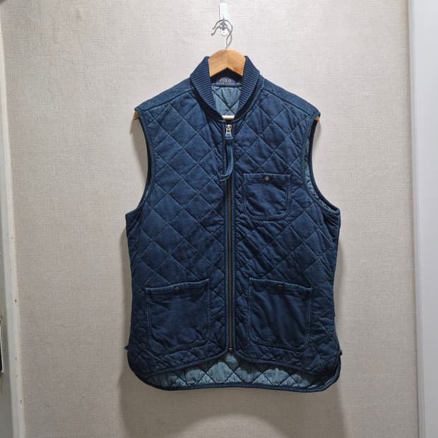 (M) 폴로 랄프로렌 인디고 퀄팅 베스트