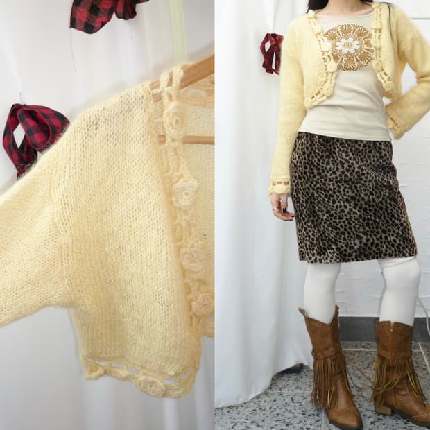 yellow flower bolero