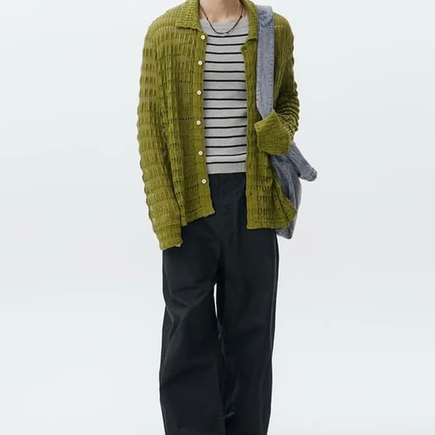 발렌시아가 와이드 스트레치 팬츠