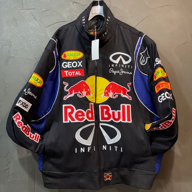 [XL] RED BULL 레드불 빈티지 올드스쿨 레이싱 자켓