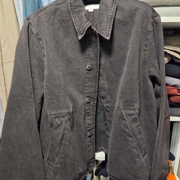 자라 데님 오버 셔츠 XL 새상품