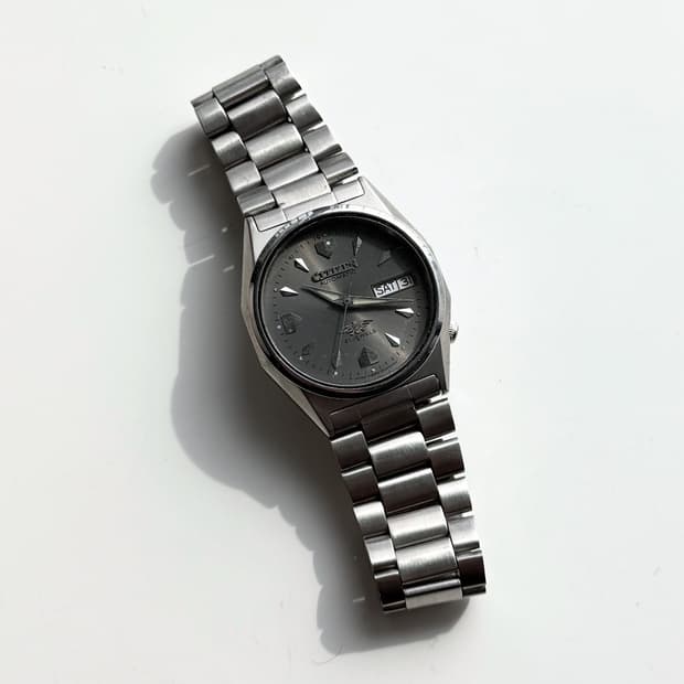 80s Seiko5 Autmatic Vintage Metal Watch