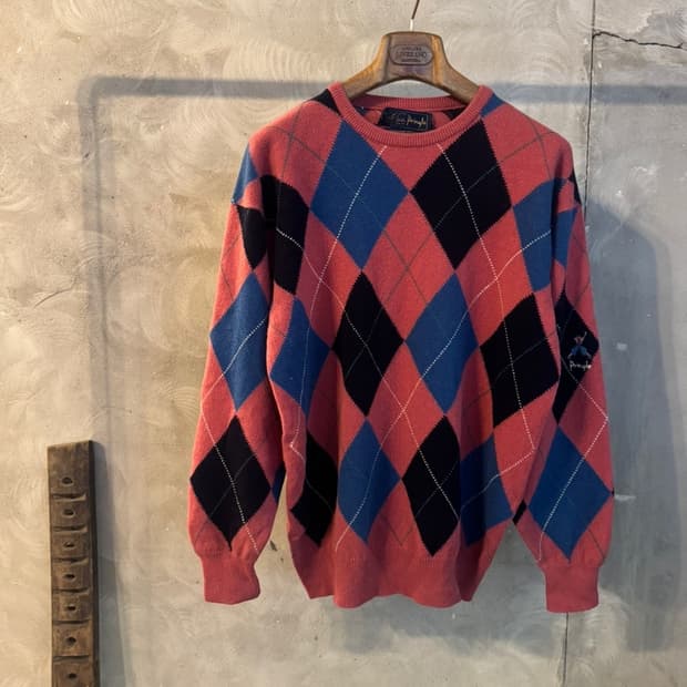 프링글 오브 스코틀랜드 아가일 니트 105