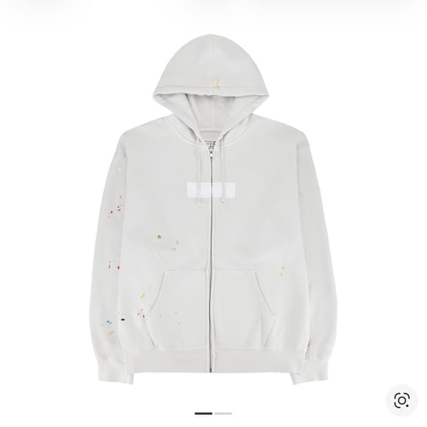 [XL]슈프림 마르지엘라 mm6 후드집업 화이트