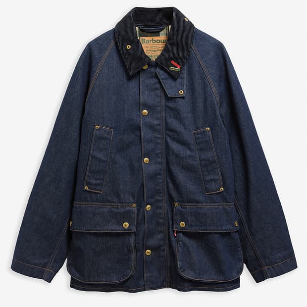 리바이스 x 바버 오버사이즈 비데일 자켓