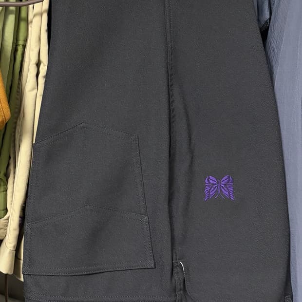 Needles 니들스 페니진 블랙 팬츠 L (32-34) 국내매장판